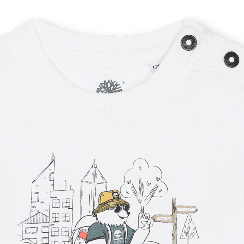 T-shirt à col rond pressionné TIMBERLAND 
                    GARCON