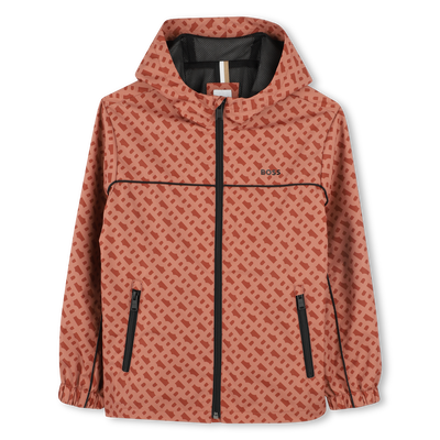 Coupe-vent imprimé à capuche BOSS GARCON