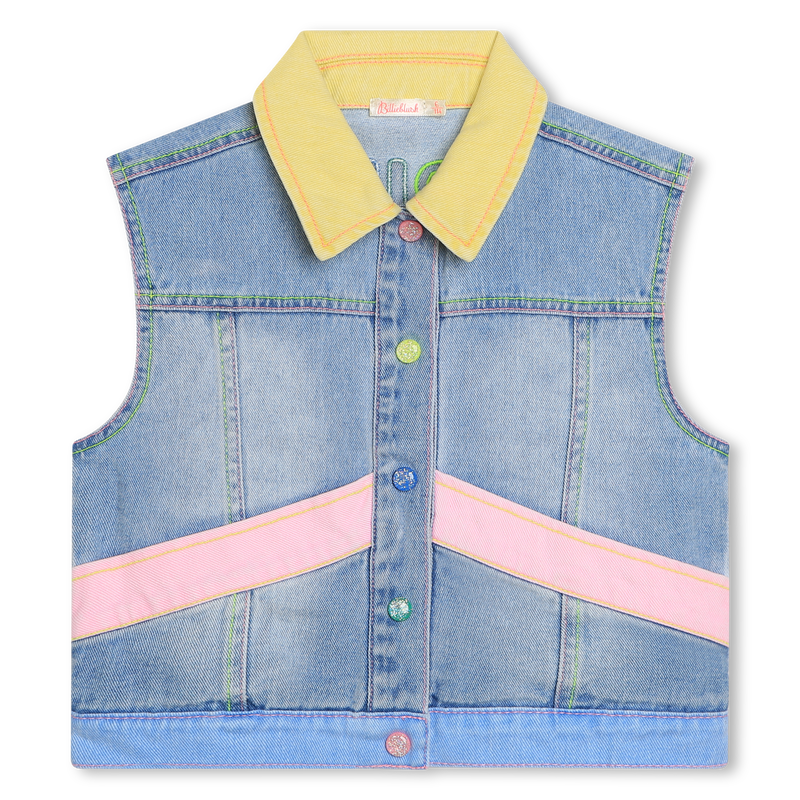 Veste sans manche en denim BILLIEBLUSH 
                    FILLE