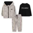 Ensemble trois pi&egrave;ces KARL LAGERFELD KIDS 
                    GARCON