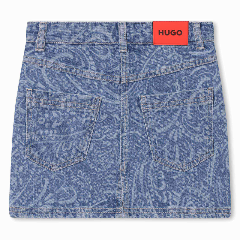 Jupe courte en denim Hugo 
                    FILLE