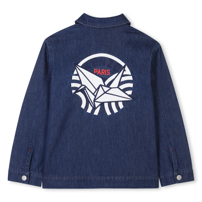 Veste en jean en coton KENZO KIDS 
                    UNISEXE