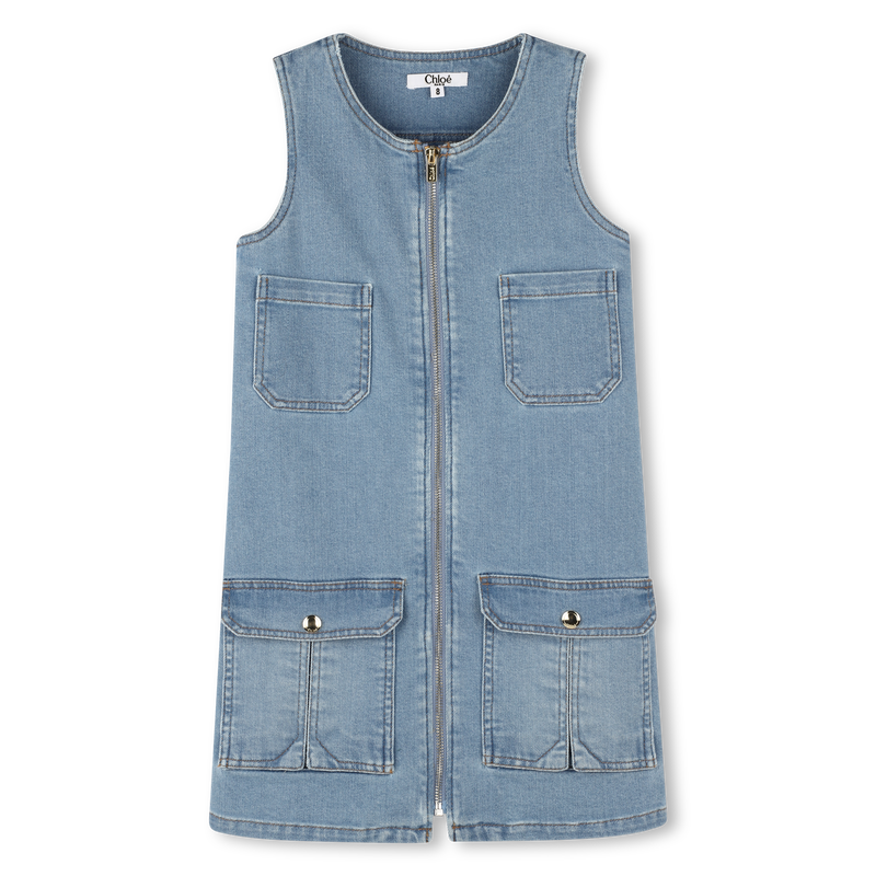 Robe en jean sans manches CHLOE 
                    FILLE