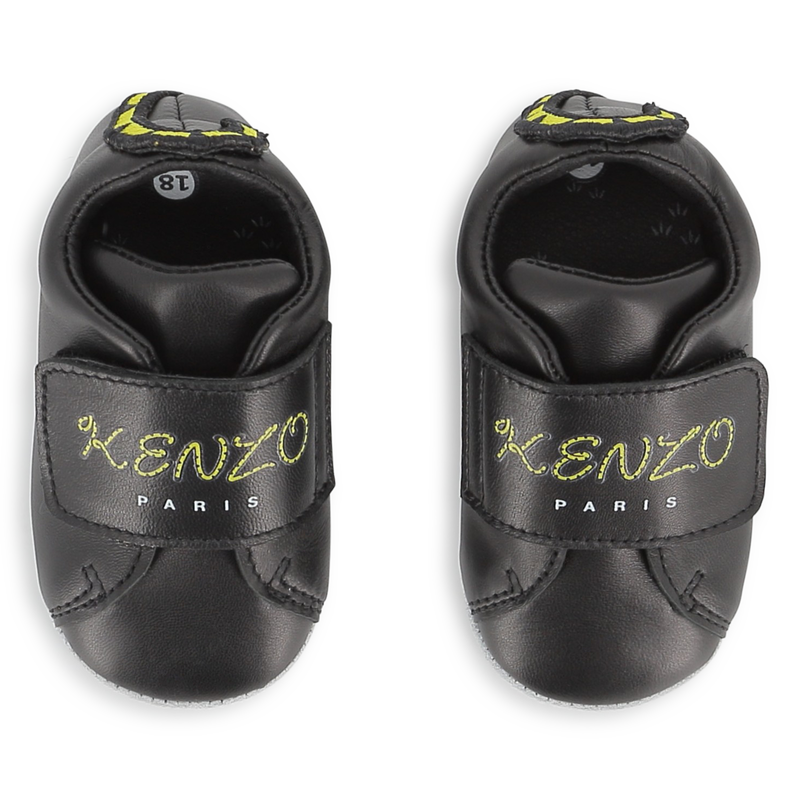 Chaussons en cuir de mouton KENZO KIDS 
                        UNISEXE
