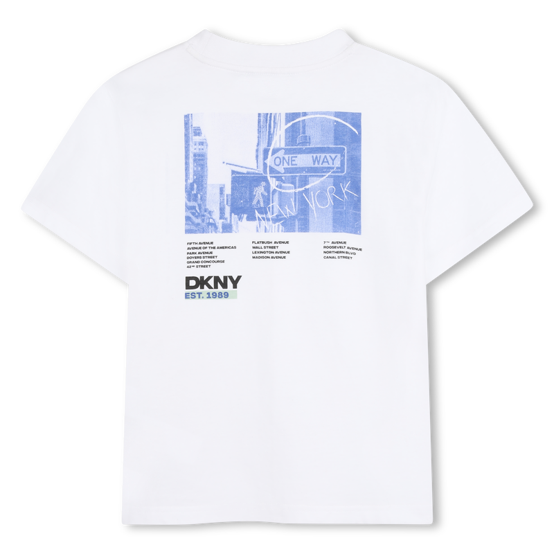 TEE-SHIRT MANCHES COURTES DKNY 
                        UNISEXE