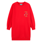 Robe droite avec broderies KENZO KIDS 
                    FILLE
