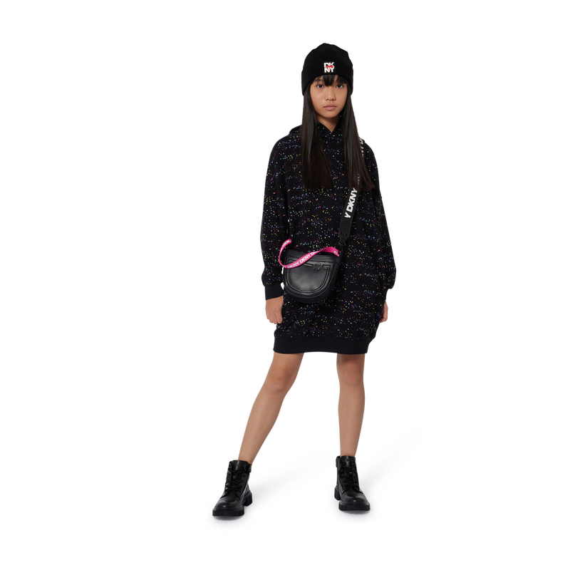 Bonnet à revers en tricot DKNY 
                    FILLE