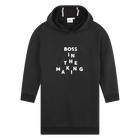 Robe sweat-shirt &agrave; capuche BOSS 
                    FILLE