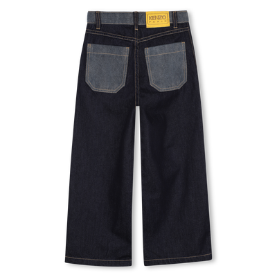 Pantalon en denim KENZO KIDS FILLE