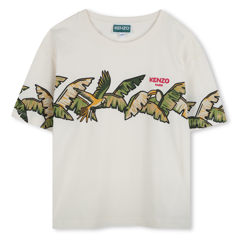 T-shirt manches courtes coton KENZO KIDS 
                        FILLE