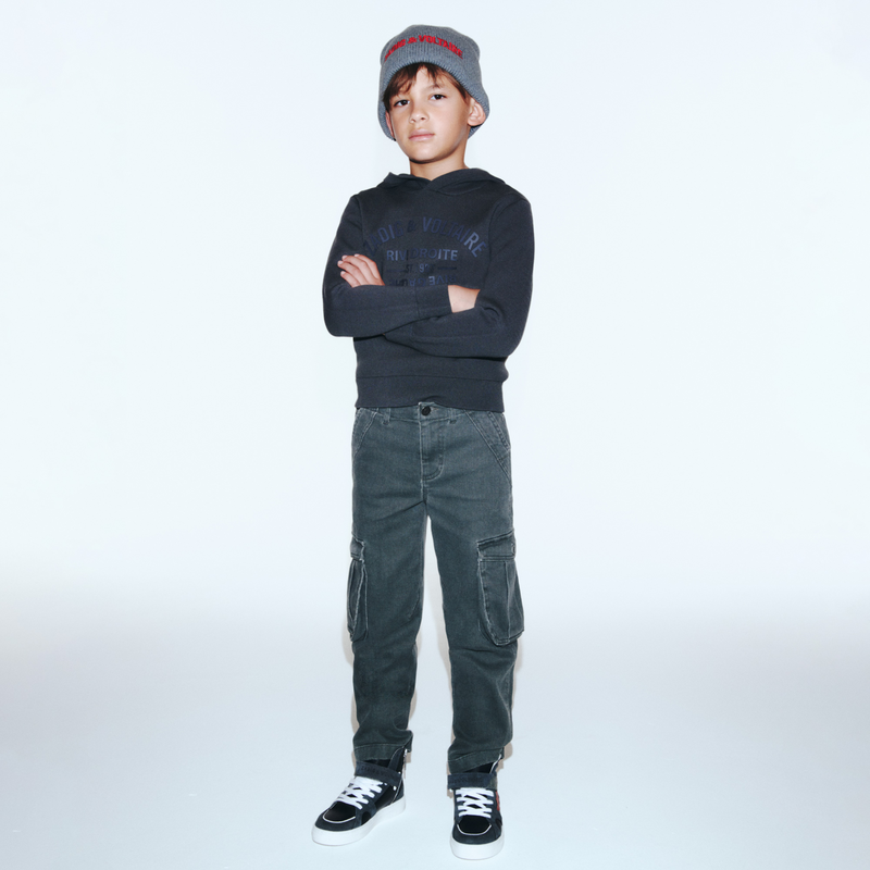 Pull en tricot à capuche ZADIG & VOLTAIRE 
                    GARCON