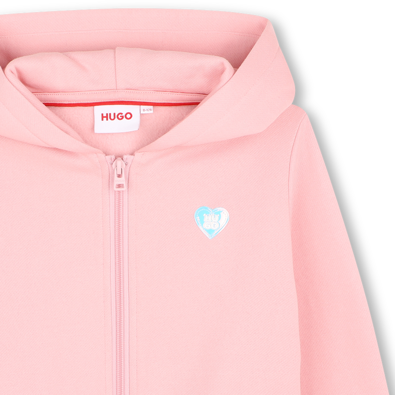 Cardigan &agrave; capuche Hugo 
                        FILLE