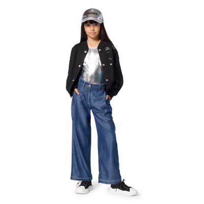 PANTALON LARGE FLUIDE DKNY FILLE