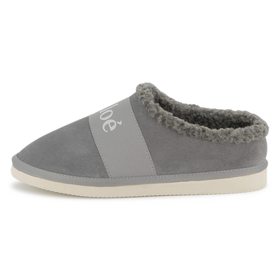 Chaussons en cuir de vache CHLOE FILLE