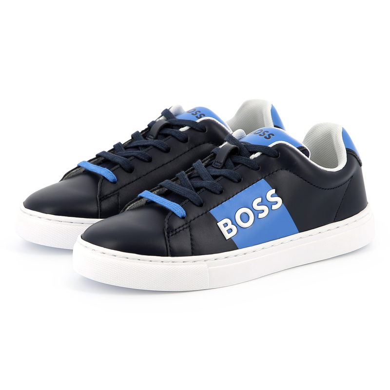 Baskets lacées en cuir BOSS 
                    GARCON