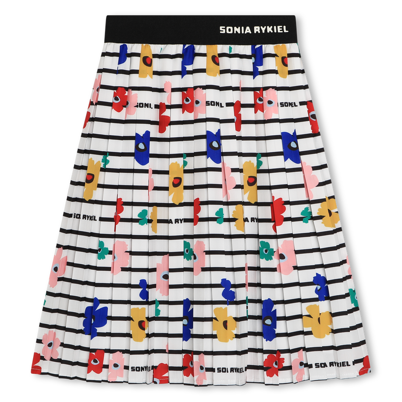 Jupe longue plissée imprimée SONIA RYKIEL 
                    FILLE