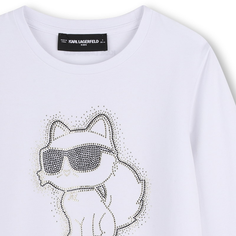 Tee-shirt manches longues KARL LAGERFELD KIDS 
                        FILLE
