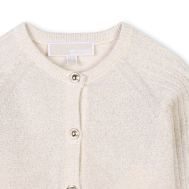 Cardigan de c&eacute;r&eacute;monie boutonn&eacute; MICHAEL KORS 
                        FILLE
