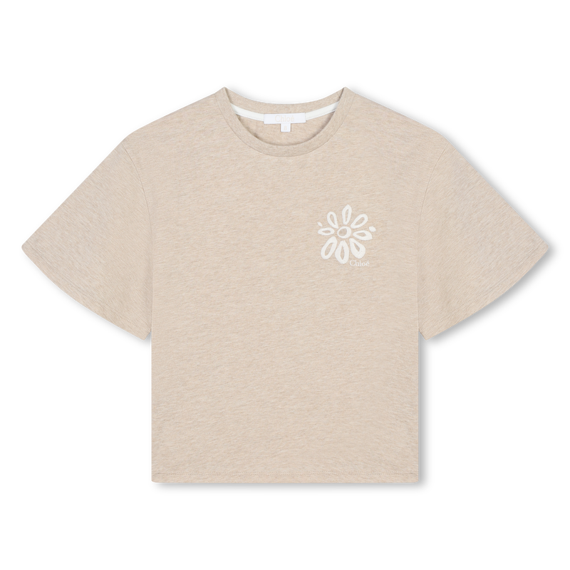T-shirt avec fleur brodée CHLOE 
                    FILLE
