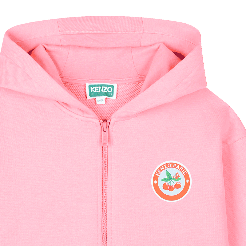 Cardigan de jogging zippé KENZO KIDS 
                    FILLE