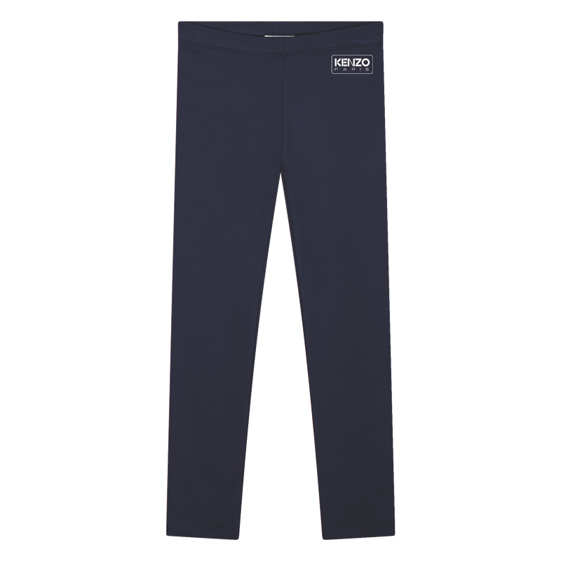 Legging uni avec sigle KENZO KIDS 
                    FILLE