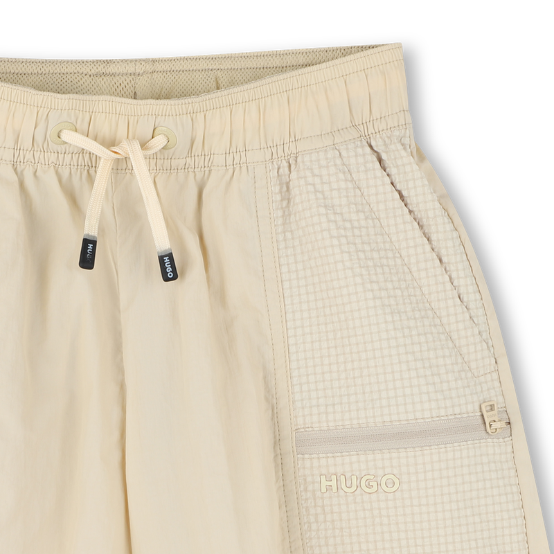 Bermuda à taille élastiquée Hugo 
                    GARCON