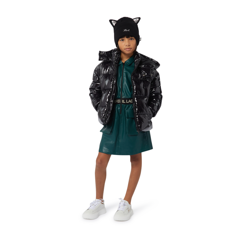 Robe chemise zippée KARL LAGERFELD KIDS 
                    FILLE