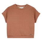 Tee-shirt imprim&eacute; manches courtes MICHAEL KORS 
                    FILLE
