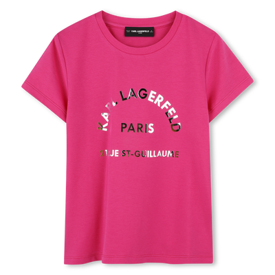 T-shirt à manches courtes KARL LAGERFELD KIDS FILLE