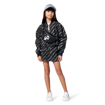 Casquette r&eacute;glable avec badge KARL LAGERFELD KIDS FILLE