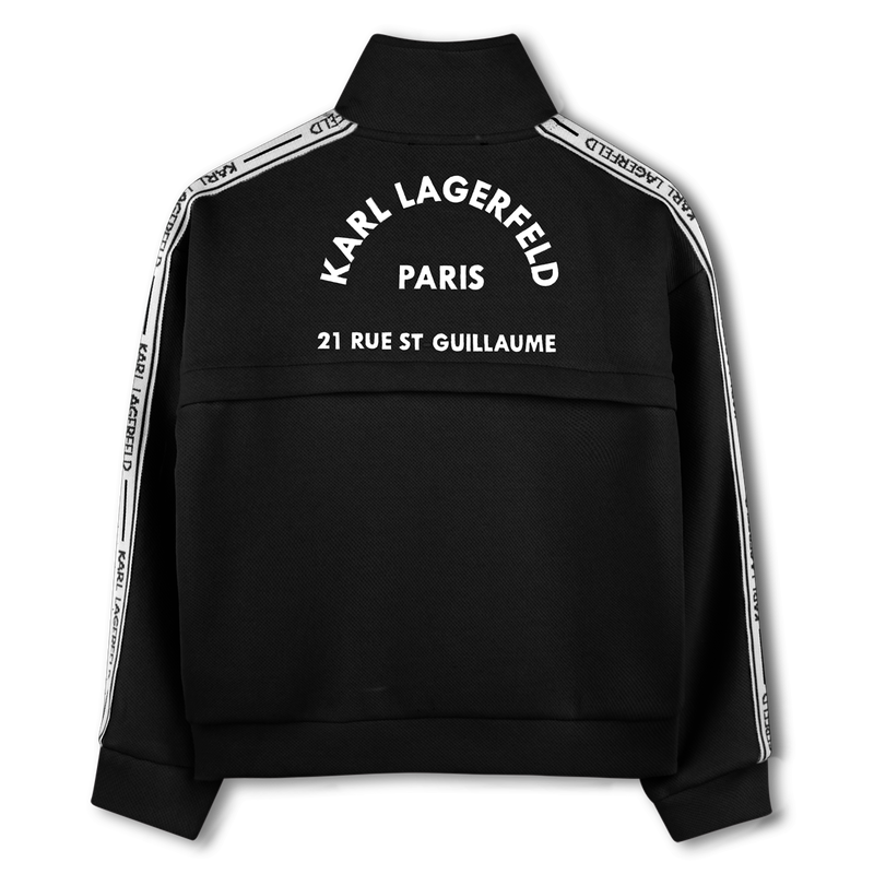 Sweat-shirt taille &eacute;lastiqu&eacute;e KARL LAGERFELD KIDS 
                        FILLE