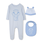 Ensemble pyjama + bonnet + bavoir KENZO KIDS 
                    UNISEXE