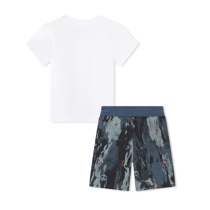 T-shirt et short bimatière TIMBERLAND 
                    GARCON
