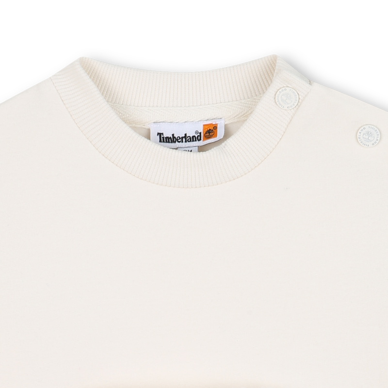 Sweat molleton bross&eacute; imprim&eacute; TIMBERLAND 
                        GARCON