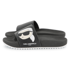 Claquettes &agrave; motif KARL LAGERFELD KIDS 
                    GARCON