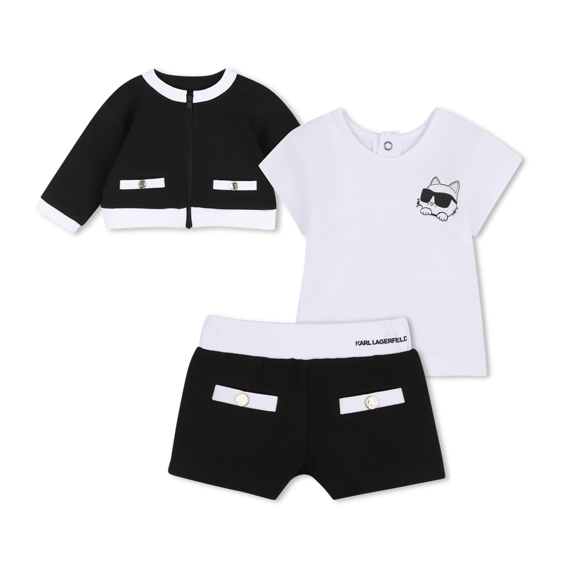 ENSEMBLE 3 PIECES KARL LAGERFELD KIDS 
                        FILLE
