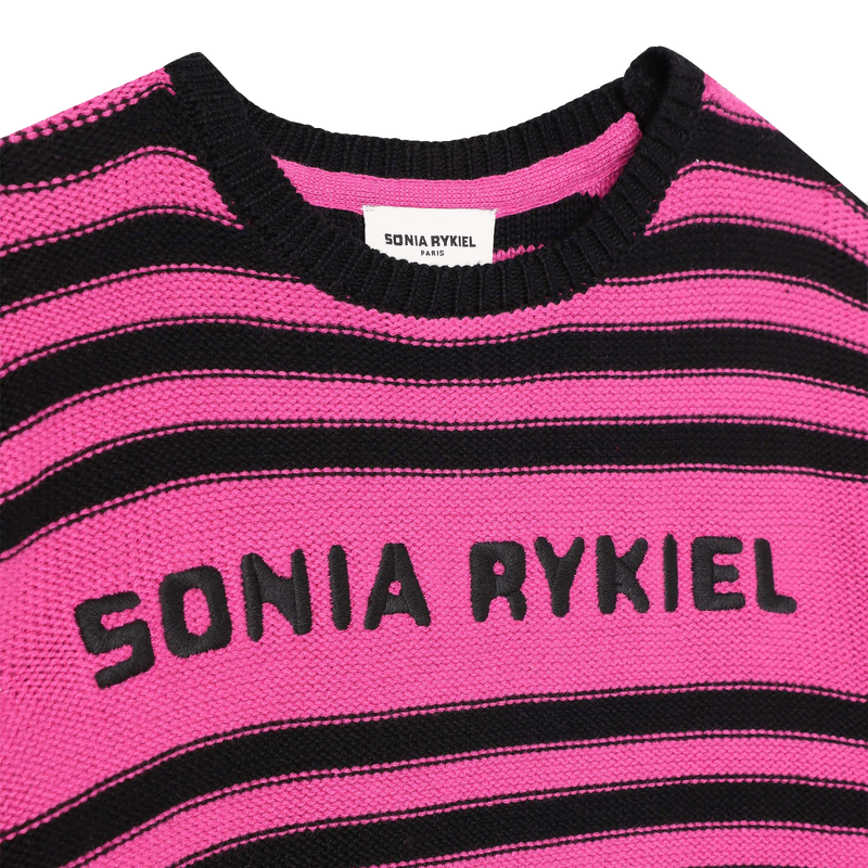 Robe bicolore à rayures SONIA RYKIEL 
                    FILLE