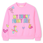 Sweat-shirt molletonn&eacute; BILLIEBLUSH 
                    FILLE