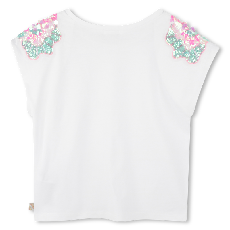 T-shirt à épaules ornées de sequins BILLIEBLUSH 
                    FILLE