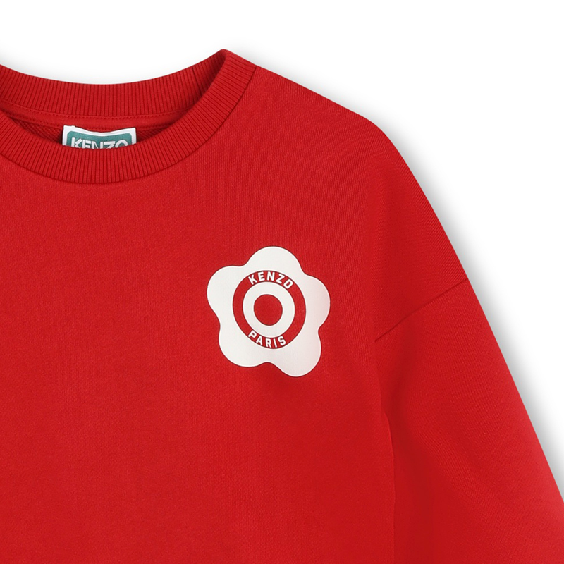 Sweat-shirt molletonné coton KENZO KIDS 
                    FILLE