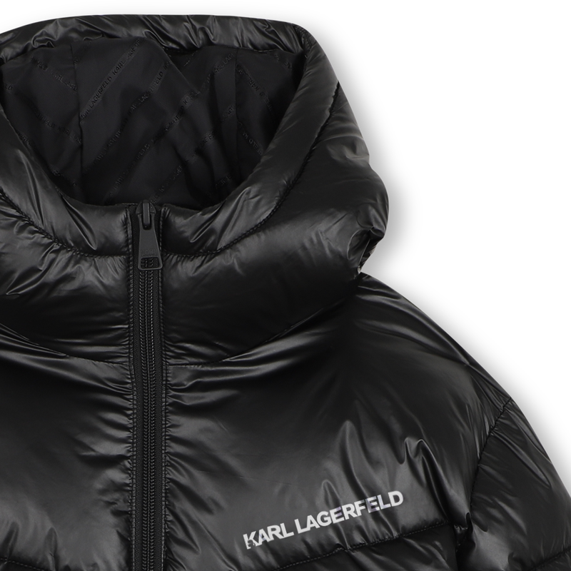 Doudoune &agrave; capuche KARL LAGERFELD KIDS 
                        FILLE