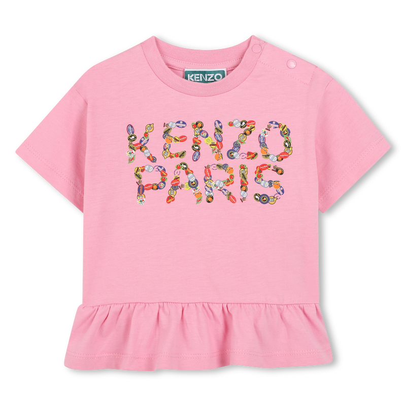 T-shirt et legging en coton KENZO KIDS 
                        FILLE