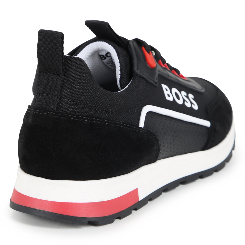 Baskets lacées multi-matières BOSS 
                    GARCON