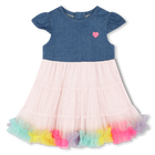 Robe bimati&egrave;re avec volants BILLIEBLUSH 
                    FILLE
