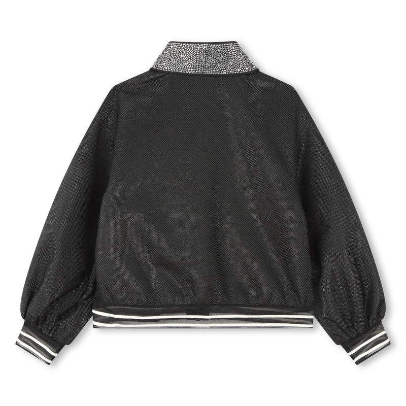 Sweat-shirt avec col bijou KARL LAGERFELD KIDS 
                        FILLE