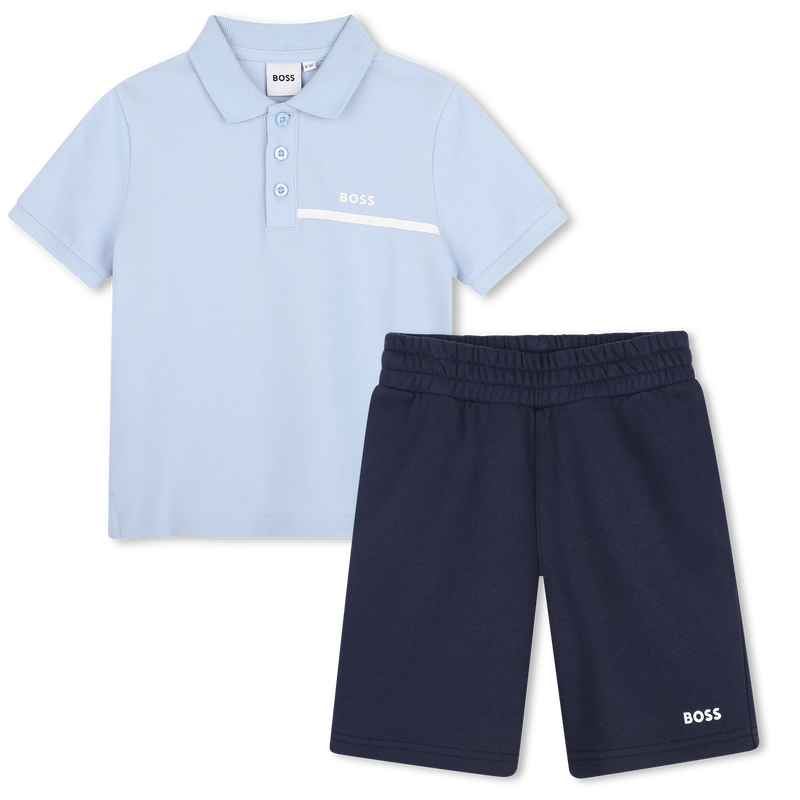 ENSEMBLE POLO + SHORT BOSS 
                        GARCON