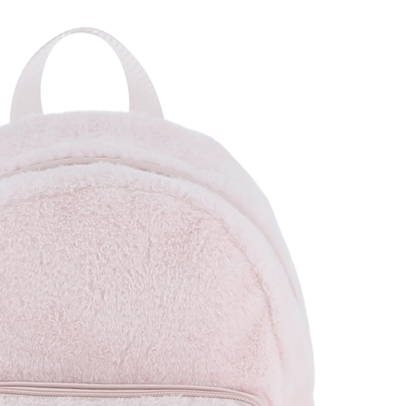 Petit sac à dos en polaire duveteuse KARL LAGERFELD KIDS 
                    FILLE
