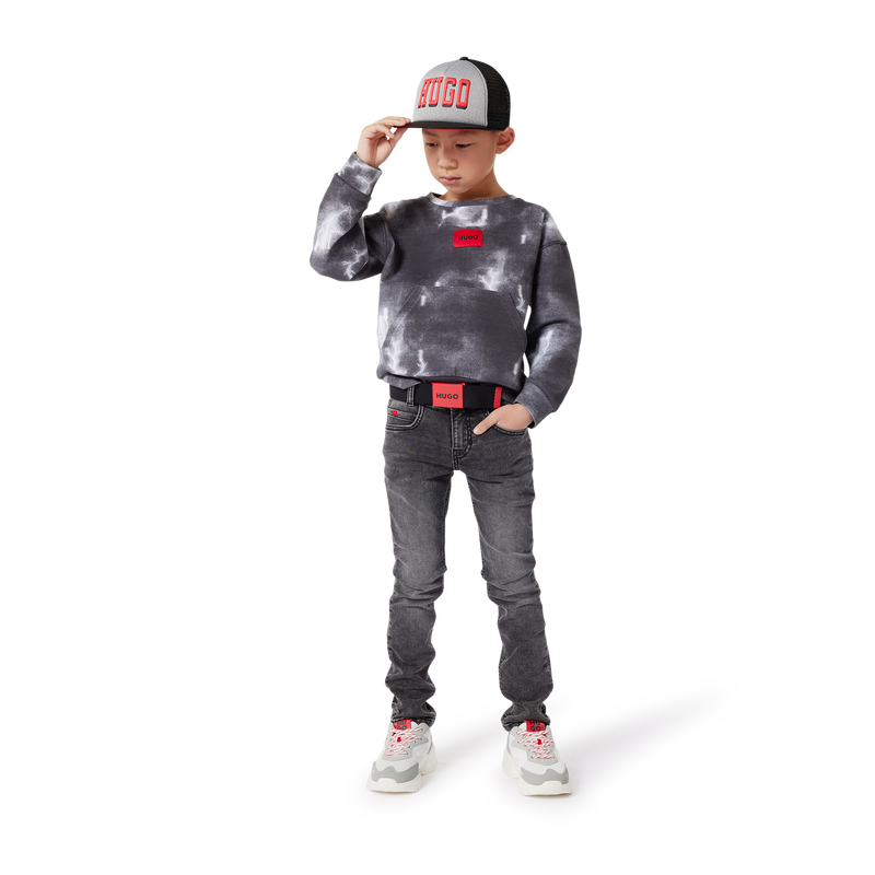 Sweat-shirt imprimé avec poche Hugo 
                    GARCON