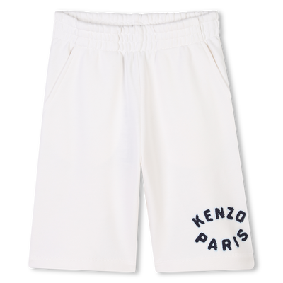 Bermuda molletonné en coton KENZO KIDS UNISEXE