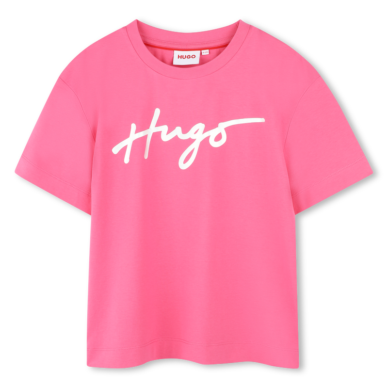 T-shirt &agrave; manches courtes Hugo 
                        FILLE